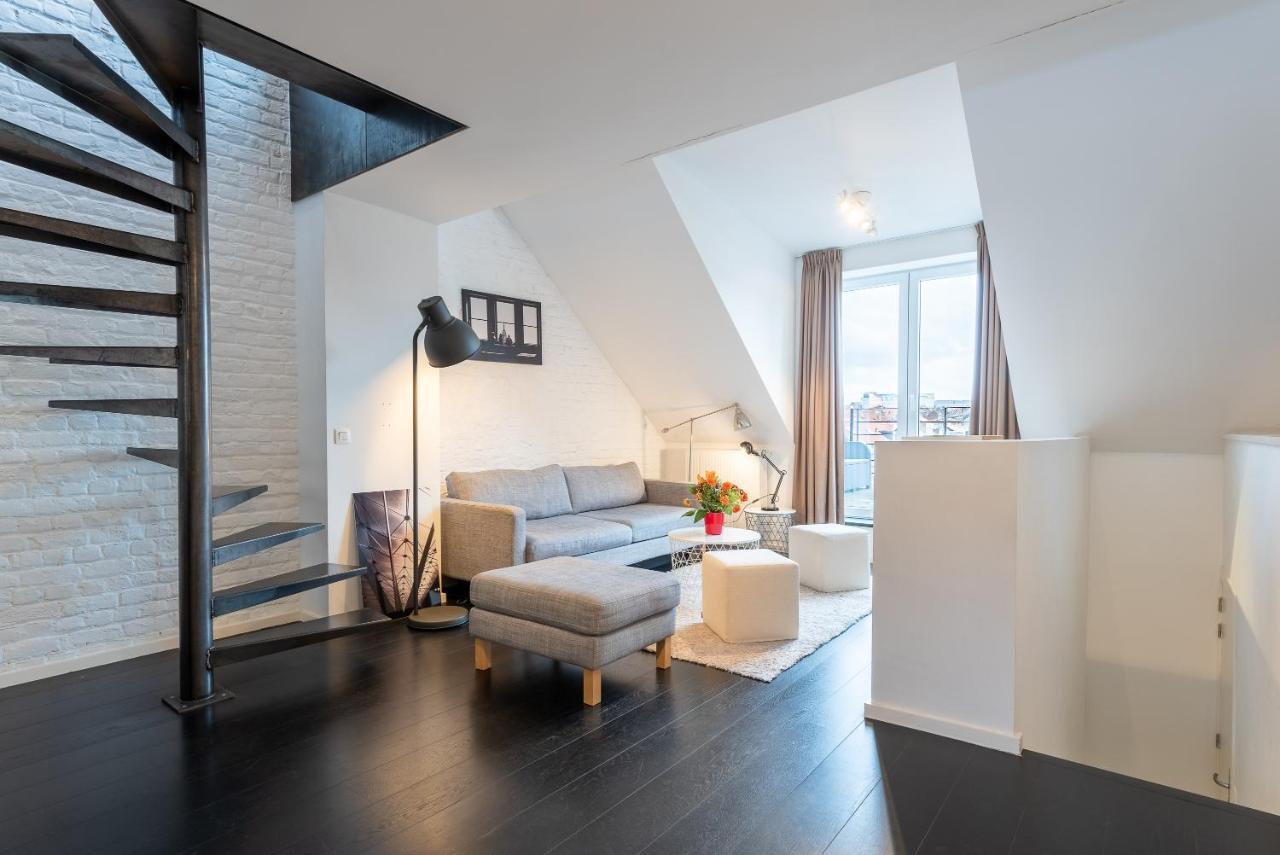 Flagey Penthouse Duplex Apartment Brussels Exterior photo
